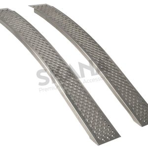 OPRIJPLATEN GEBOGEN Ref.: 9108216B lengte 200cm en 20cm breed 400kg per paar